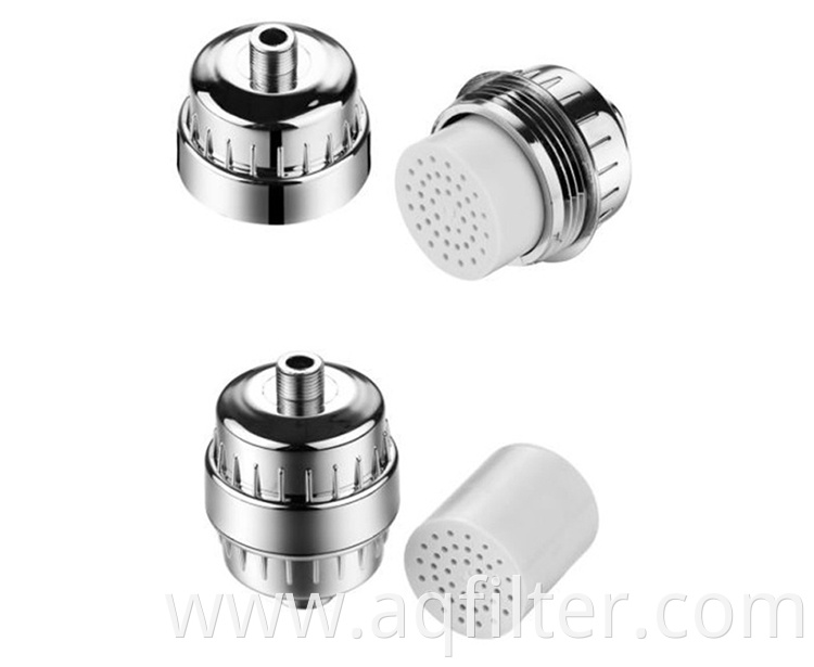 Competitive Price Bathroom Portable Head shower water purifier filter with Replaceable Cartridge